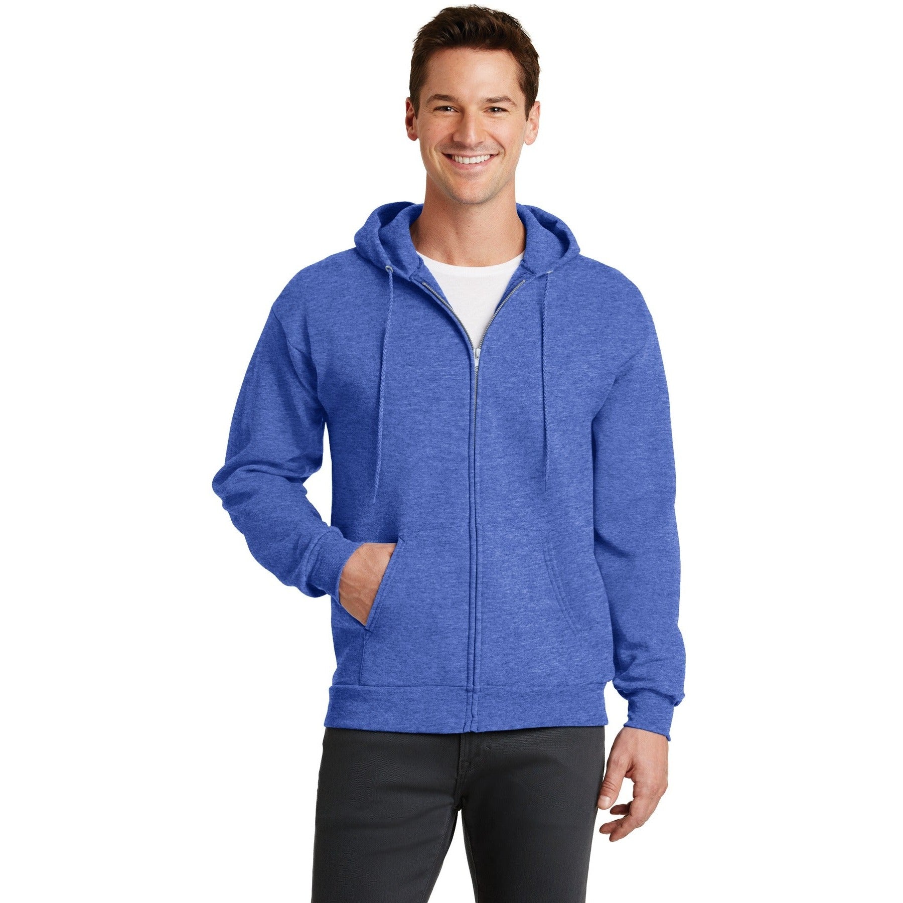 Port & Company-Port & Company® - Core Fleece Full-Zip Hooded Sweatshirt. PC78ZH-MedTech-10